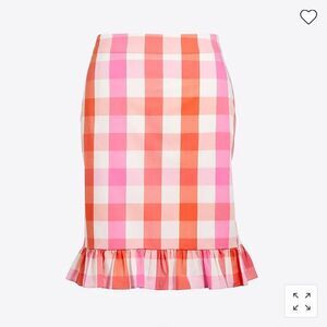J.Crew ruffle mini skirt
